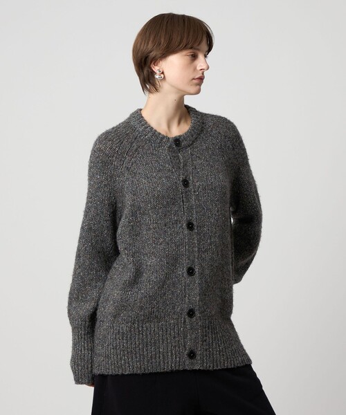 ASTRAET（アストラット）の「＜ASTRAET＞3G アイレット カーディガン（カーディガン/ボレロ・レディース・グレー系/ダークグリーン・FREE）」の3枚目の写真