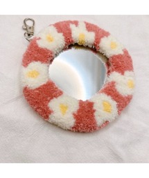 tone（トーン）の「【makana pau】モコモココンパクトミラー　フラワー(SU)（手鏡/メイクミラー）」