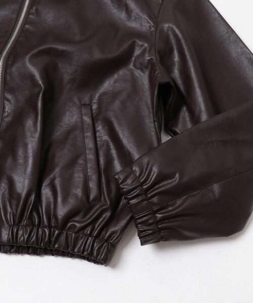 ITEMS URBANRESEARCH（アイテムズ アーバンリサーチ）の「F.L. ジップアップ ジャケット（ライダースジャケット・メンズ・ブラウン系その他/ブラック系その他/ブラック/ブラウン・MEDIUM/LARGE）」の18枚目の写真