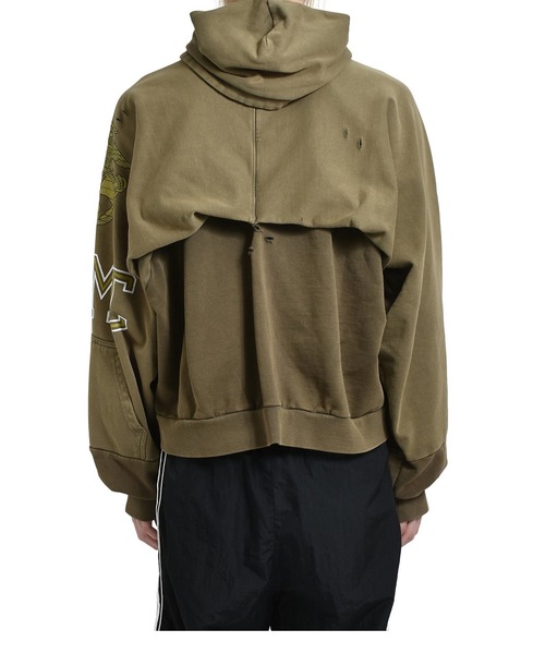 トップス Project GR RECONSTRUCTED FOLDED HOODIE RECONSTRUCTED FOLDED ZIP HOODIE（パーカー）｜PROJECT GR