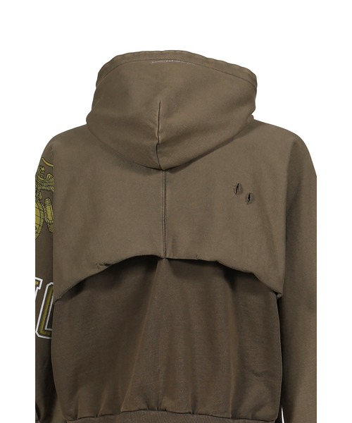 RECONSTRUCTED FOLDED ZIP HOODIE（パーカー）｜PROJECT GR