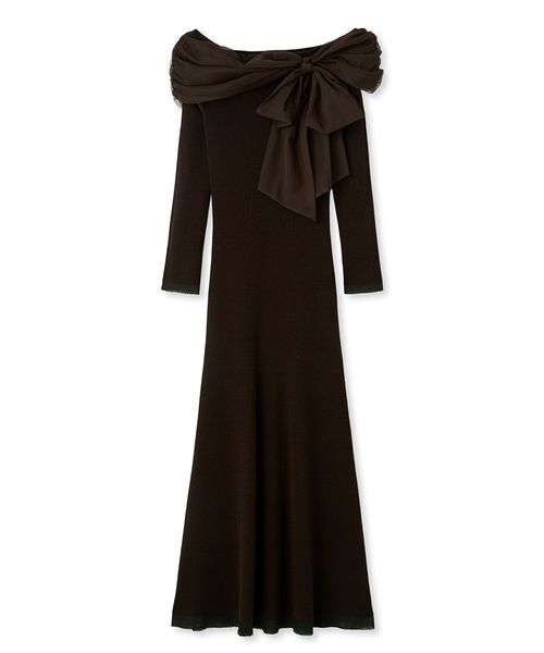 セール】3wayリボンオフショルニットワンピース（ワンピース）｜FRAY