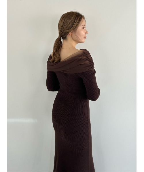 セール】3wayリボンオフショルニットワンピース（ワンピース）｜FRAY