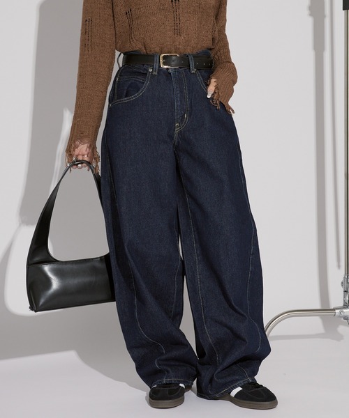 日東さま専用LEVI'S(R) スーパーバギーデニム サイズ27 LEVI'S/リーバイス スーパーバギーバレル デニムパンツ ワイド