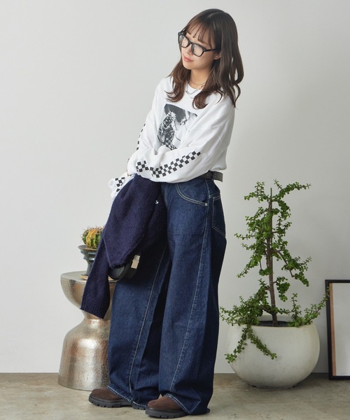 LEVI'S/リーバイス スーパーバギーバレル デニムパンツ ワイド