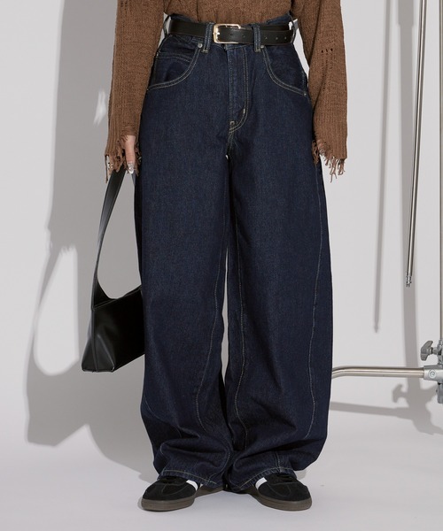 LEVI'S/リーバイス スーパーバギーバレル デニムパンツ ワイド（デニム