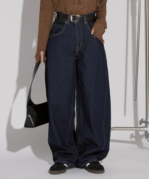 LEVI'S/リーバイス スーパーバギーバレル デニムパンツ ワイド（デニム