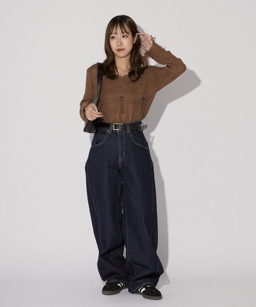 LEVI'S/リーバイス スーパーバギーバレル デニムパンツ ワイド（デニム