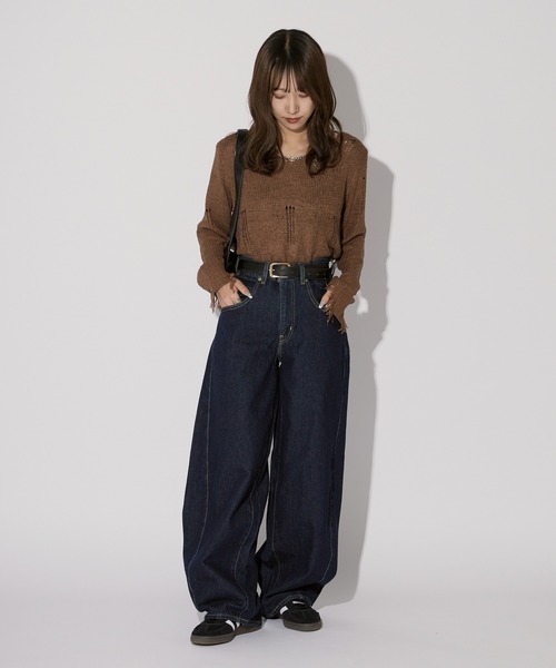 LEVI'S/リーバイス スーパーバギーバレル デニムパンツ ワイド（デニム