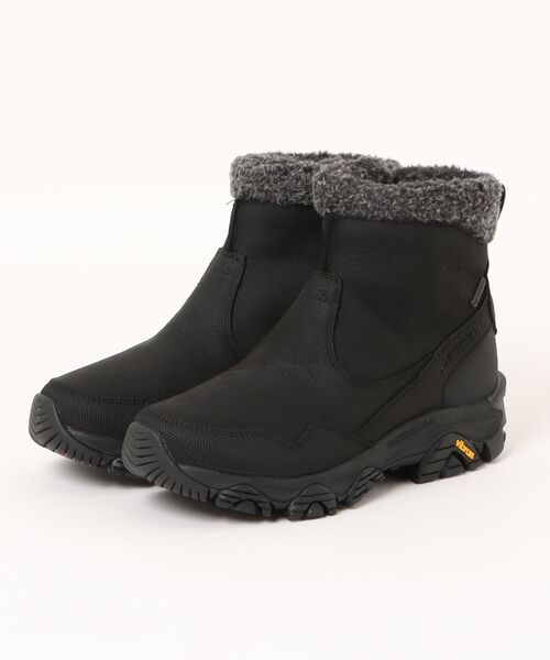 MERRELL(メレル)の「THERMO MID ZIP WP【防水透湿/積寒地対応/保温】レディースウィンターブーツ(コールドパック3サーモミッドZIPWP)(ブーツ・レディース・ブラック・23.0cm/24.0cm/25.0cm)」の1枚目の写真