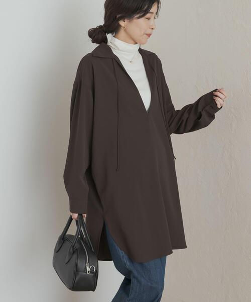 セール】スキッパーチュニックシャツ（シャツ/ブラウス）｜URBAN