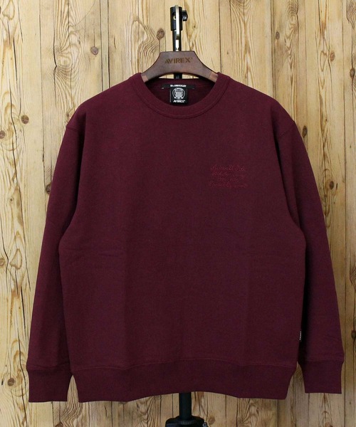 AVIREX（アヴィレックス）の「AVIREX 50th VARSITY CREWNECK SWEAT（スウェット・メンズ・エンジ/ホワイト/チャコールグレー・M/L/XL/XXL）」の12枚目の写真