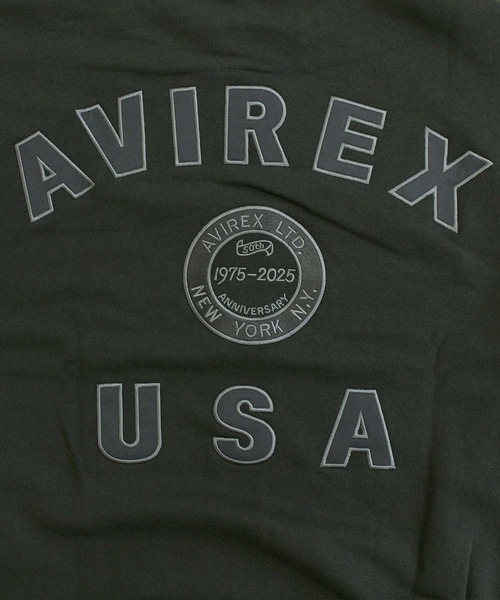 AVIREX（アヴィレックス）の「AVIREX 50th VARSITY CREWNECK SWEAT（スウェット・メンズ・エンジ/ホワイト/チャコールグレー・M/L/XL/XXL）」の20枚目の写真