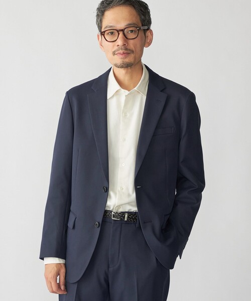 SHIPS(シップス)の「SHIPS:〈洗濯機可能〉ヒート エナジー(R) ジャケット (セットアップ対応)(テーラードジャケット・メンズ・ダークグレー/ブラウン/ネイビー・SMALL/MEDIUM/LARGE)」の3枚目の写真