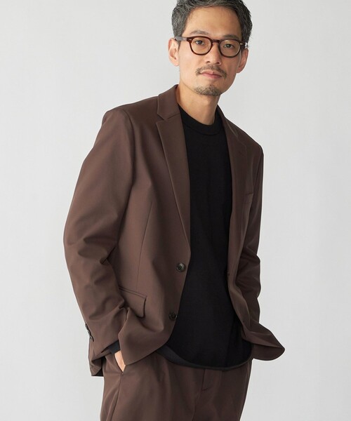 SHIPS(シップス)の「SHIPS:〈洗濯機可能〉ヒート エナジー(R) ジャケット (セットアップ対応)(テーラードジャケット・メンズ・ダークグレー/ブラウン/ネイビー・SMALL/MEDIUM/LARGE)」の1枚目の写真