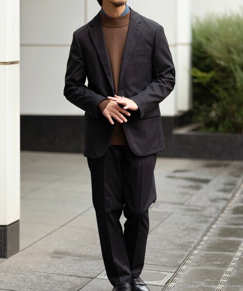 SHIPS(シップス)の「SHIPS:〈洗濯機可能〉ヒート エナジー(R) ジャケット (セットアップ対応)(テーラードジャケット・メンズ・ダークグレー/ブラウン/ネイビー・SMALL/MEDIUM/LARGE)」の16枚目の写真