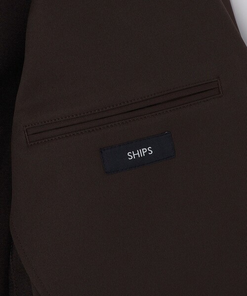 SHIPS(シップス)の「SHIPS:〈洗濯機可能〉ヒート エナジー(R) ジャケット (セットアップ対応)(テーラードジャケット・メンズ・ダークグレー/ブラウン/ネイビー・SMALL/MEDIUM/LARGE)」の10枚目の写真