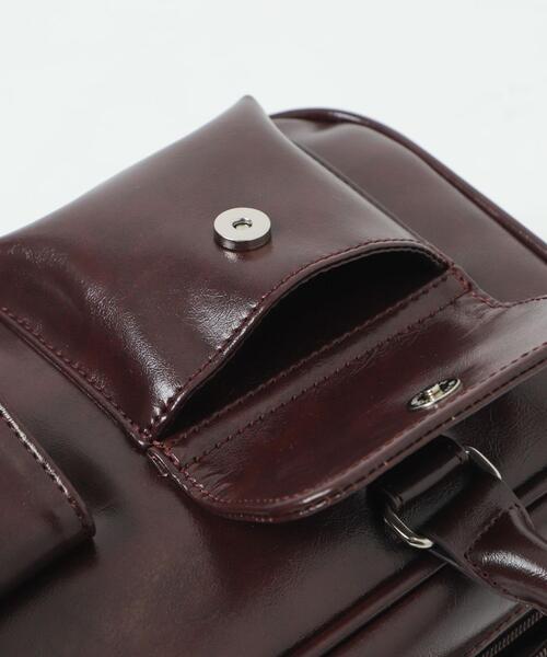 WEGO(ウィゴー)の「WEGO/チャーム付きスクエアボストンバッグ(ショルダーバッグ・レディース・ベージュ/ブラウン/ブラック/ライトベージュ/ワイン・FREE)」の18枚目の写真