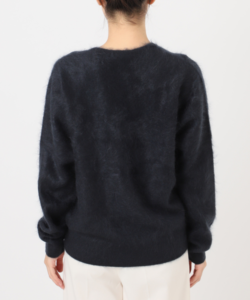 セール】ELENI/エルニ ファーカシミヤVネックニット（ニット/セーター