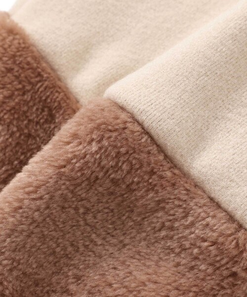 SLAP SLIP（スラップスリップ）の「イチゴネコウサギアニマル裾ボア切り替えレギンス(80~120cm)（レギンス/スパッツ・キッズ・オフホワイト/ピンク/ネイビー・100cm/90cm/80ｃｍ/110cm/120cm）」の14枚目の写真