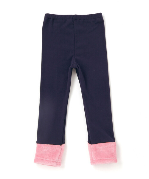 SLAP SLIP（スラップスリップ）の「イチゴネコウサギアニマル裾ボア切り替えレギンス(80~120cm)（レギンス/スパッツ・キッズ・オフホワイト/ピンク/ネイビー・100cm/90cm/80ｃｍ/110cm/120cm）」の16枚目の写真