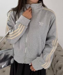 mebole（メボレ）の「リボン刺繍トラックジャケット（ブルゾン）」