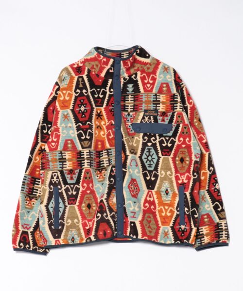 チャイハネ（チャイハネ）の「【チャイハネ】Amina×grn パタフリMEN'Sジャケット（その他アウター・メンズ・ブルー/ベージュ/ブラック・FREE）」の2枚目の写真