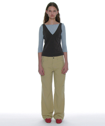 PARTIMENTO WOMEN（パルティメントウィメン）の「Low-rise pocket pointed pants_beige（その他パンツ・レディース）」