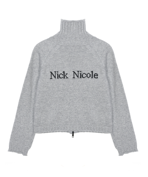 NICK&NICOLE(ニックアンドニコール)の「NICOLE JAQUARD KNIT CARDIGAN_2COLOR(カーディガン/ボレロ・レディース・その他・FREE/Grey/BLACK)」の7枚目の写真