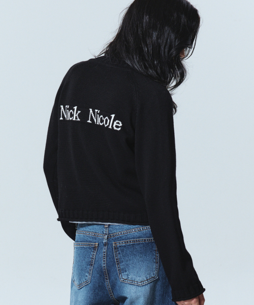 NICK&NICOLE(ニックアンドニコール)の「NICOLE JAQUARD KNIT CARDIGAN_2COLOR(カーディガン/ボレロ・レディース・その他・FREE/Grey/BLACK)」の8枚目の写真