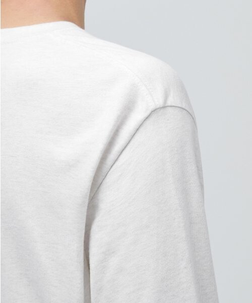 MUSINSA STANDARD（ムシンサスタンダード）の「ベーシック長袖Tシャツ [オートミール]（Tシャツ/カットソー・メンズ・その他・MEDIUM/LARGE/X-LARGE/XX-LARGE/XXX-LARGE/SMALL）」の5枚目の写真