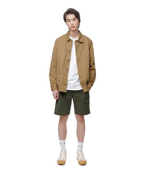 MUSINSA STANDARD（ムシンサスタンダード）の「ベーシック長袖Tシャツ [オートミール]（Tシャツ/カットソー・メンズ・その他・MEDIUM/LARGE/X-LARGE/XX-LARGE/XXX-LARGE/SMALL）」の6枚目の写真