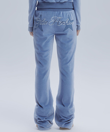 VELOUR LETTERING SWEATPANTS_SB