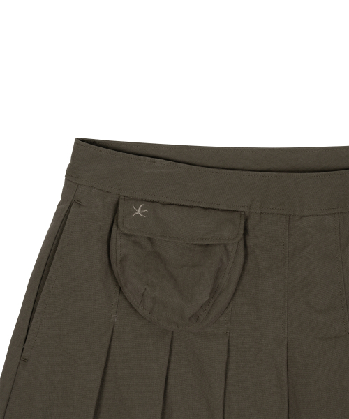 THECOLDESTMOMENT(ザコールデストモーメント)の「TCM skirt layered pants (brown)(その他パンツ・レディース・その他・SMALL/MEDIUM)」の9枚目の写真