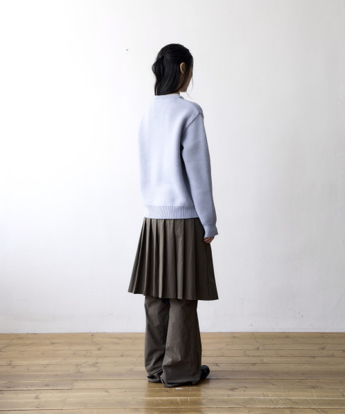 THECOLDESTMOMENT(ザコールデストモーメント)の「TCM skirt layered pants (brown)(その他パンツ・レディース・その他・SMALL/MEDIUM)」の5枚目の写真