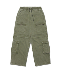 NOMANUAL（NOMANUAL）の「MULTI CARGO SWEATPANTS - WASHED KHAKI（スウェットパンツ）」