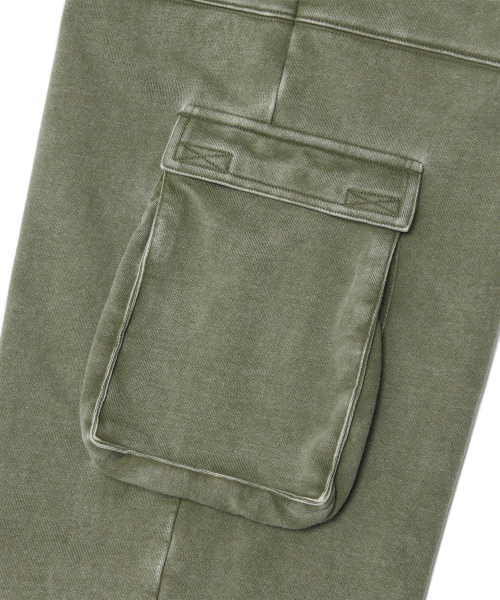 NOMANUAL(NOMANUAL)の「MULTI CARGO SWEATPANTS - WASHED KHAKI(スウェットパンツ・レディース・その他・SMALL/MEDIUM/LARGE/X-LARGE)」の6枚目の写真