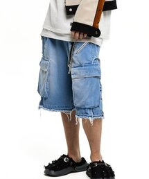 RSSC（アールエスエスシー）の「WASHING CARGO DENIM BERMUDA PANTS - LIGHT DENIM（その他パンツ）」