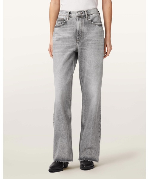 ALLSAINTS(オールセインツ)の「BLAKE WIDE LEG DENIM JEANS | BLAKE ワイド レッグ デニム ジーンズ(デニムパンツ・レディース・グレー系その他・24/25/26/27)」の3枚目の写真