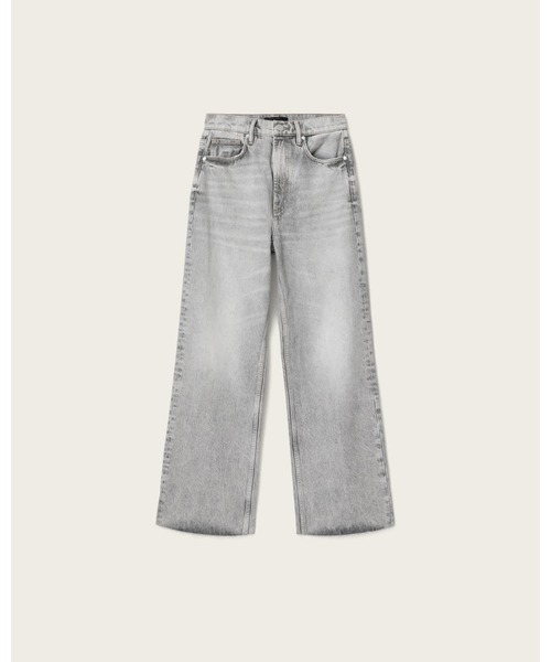 ALLSAINTS(オールセインツ)の「BLAKE WIDE LEG DENIM JEANS | BLAKE ワイド レッグ デニム ジーンズ(デニムパンツ・レディース・グレー系その他・24/25/26/27)」の8枚目の写真