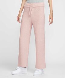 ナイキ スポーツウェア フェニックス コージー ブークレ ウィメンズ スリム ニット パンツ / Nike Sportswear Phoenix Cozy Boucle Women's Slim Knit Pants HV2767-667 Silt Red