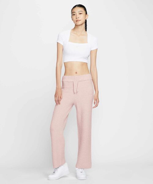 NIKE(ナイキ)の「ナイキ スポーツウェア フェニックス コージー ブークレ ウィメンズ スリム ニット パンツ / Nike Sportswear Phoenix Cozy Boucle Women's Slim Knit Pants HV2767-667 Silt Red(その他パンツ・レディース・ピンク系その他2・XS/M/S/L/XL)」の5枚目の写真
