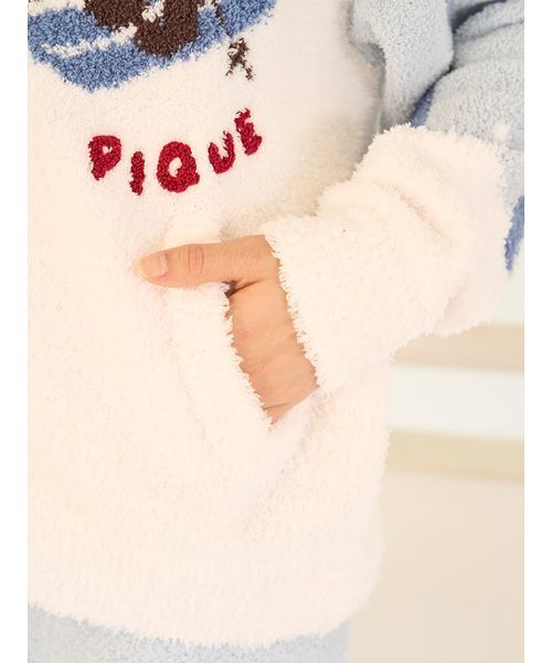 セール】【HOLIDAY】スキーベアジャガードカーディガン（ルームウェア