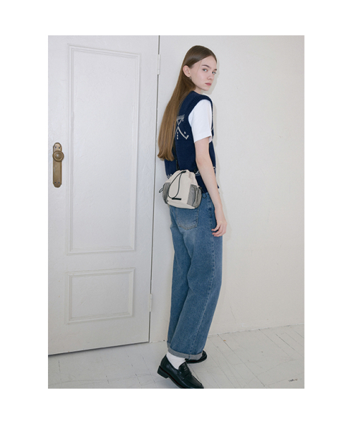 LAP(ラップ)の「STRING POCKET CROSS BAG AR7AB240(メッセンジャーバッグ・レディース・ブラック/ベージュ/グリーン・FREE)」の15枚目の写真