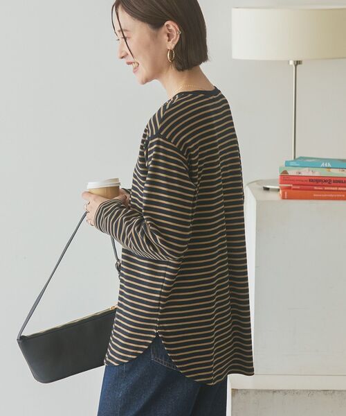 AMERICAN HOLIC（アメリカンホリック）の「アソートラウンドカットロンT（Tシャツ/カットソー・レディース・その他7/イエロー系その他2/オフホワイト/ブラック系その他4/ブラック・L/M）」の10枚目の写真