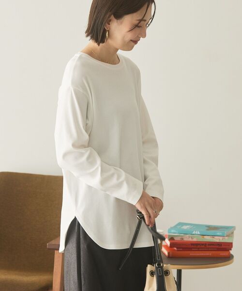 AMERICAN HOLIC（アメリカンホリック）の「アソートラウンドカットロンT（Tシャツ/カットソー・レディース・その他7/イエロー系その他2/オフホワイト/ブラック系その他4/ブラック・L/M）」の15枚目の写真