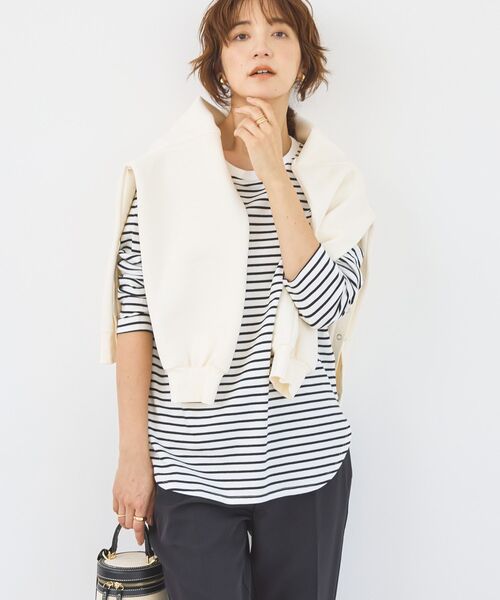 AMERICAN HOLIC（アメリカンホリック）の「アソートラウンドカットロンT（Tシャツ/カットソー・レディース・その他7/イエロー系その他2/オフホワイト/ブラック系その他4/ブラック・L/M）」の19枚目の写真