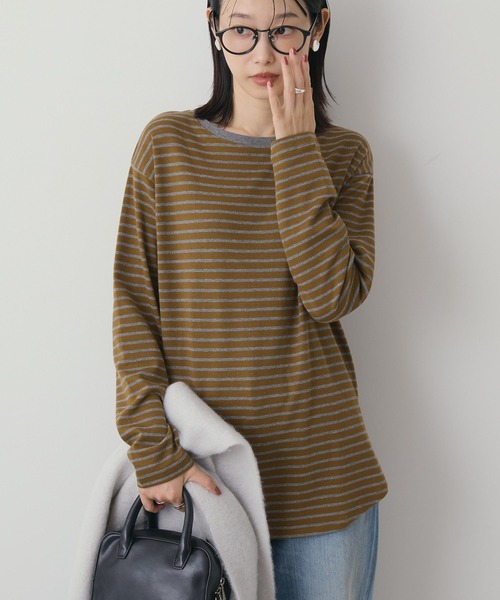 AMERICAN HOLIC（アメリカンホリック）の「アソートラウンドカットロンT（Tシャツ/カットソー・レディース・その他7/イエロー系その他2/オフホワイト/ブラック系その他4/ブラック・L/M）」の4枚目の写真