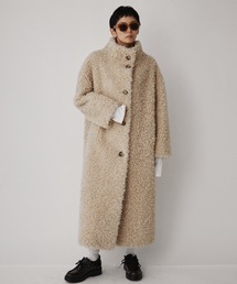 VION（ヴィオン）の「ブークレロングコート / Boucle Long Coat（その他アウター・レディース）」