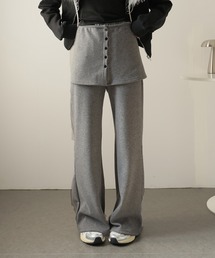 Ulysses（ユリシス）の「２点セット　裏起毛パンツ×レイヤードスカート（その他パンツ）」